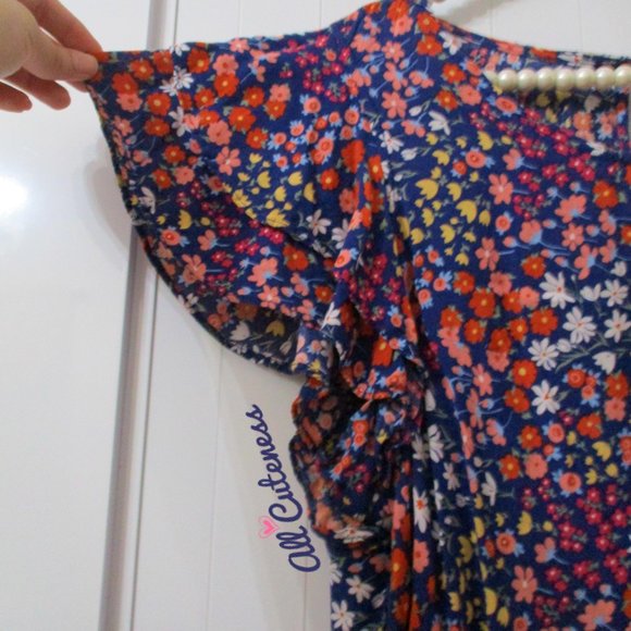 Cynthia Rowley Short Sleeve Floral Top Size S - Picture 4 of 7